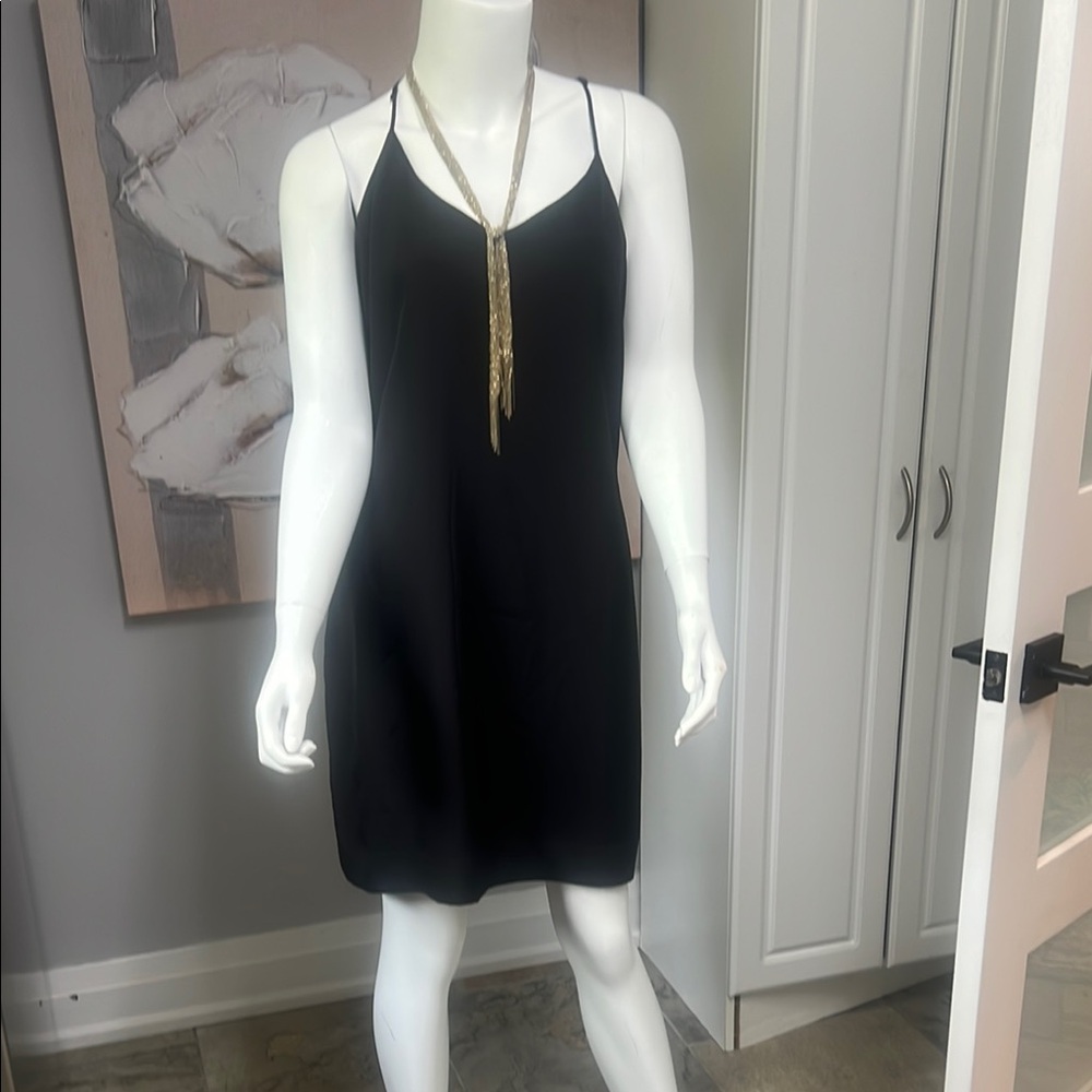 J. Crew Black Sleeveless Dress With side zipper